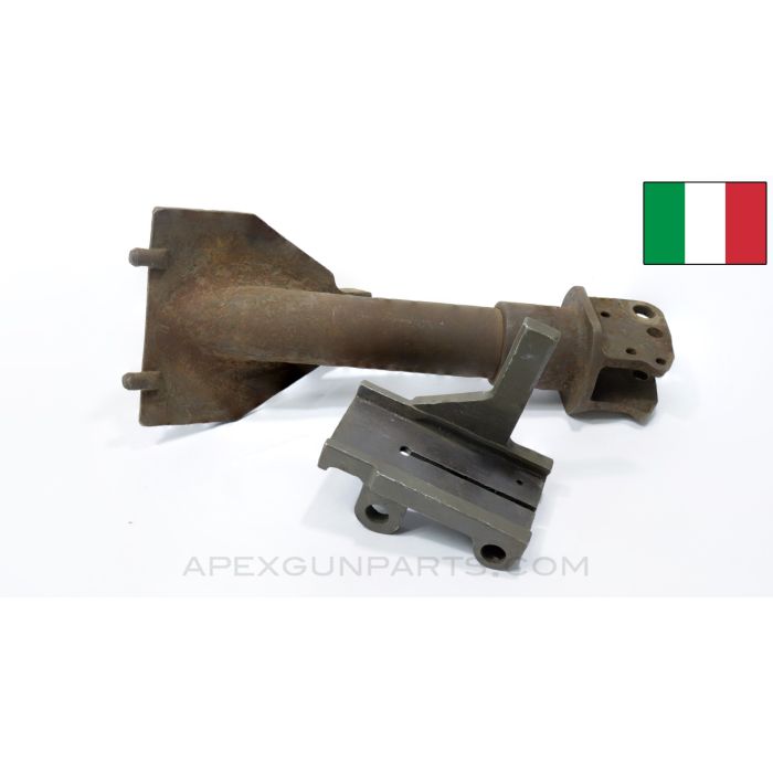 Breda M37 Machine Gun Anti-Aircraft Leg & Receiver Mount, Stripped, w/ Wing Nut *Good*