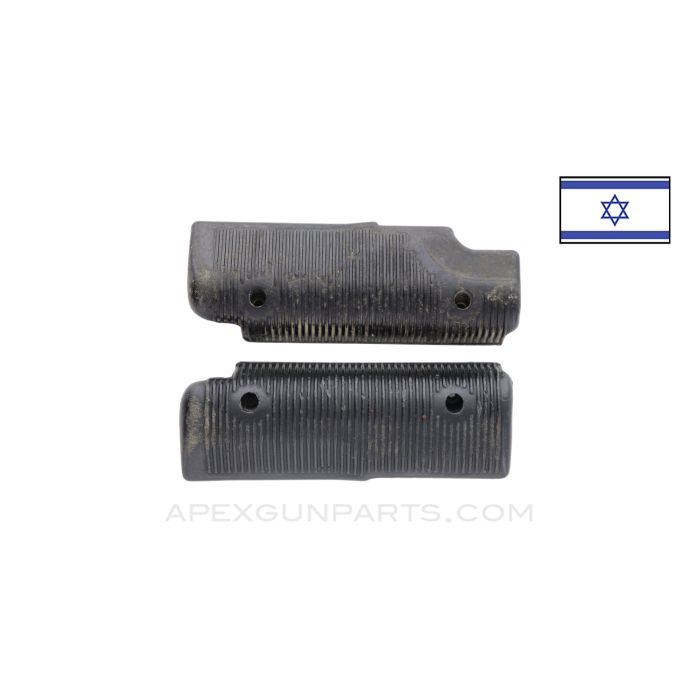 UZI Handguard Set (Left & Right), Black Plastic, IMI Made *Good*