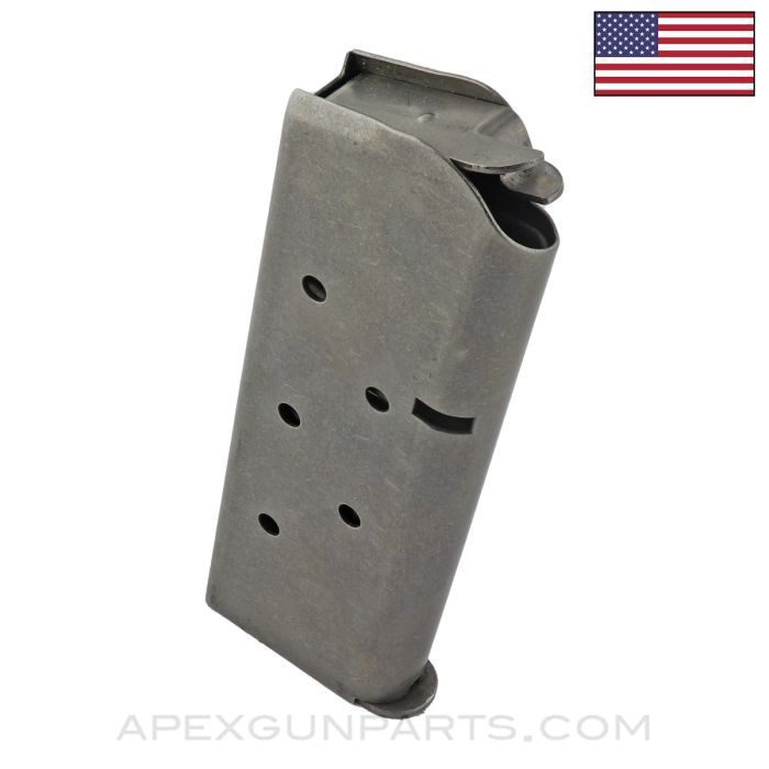 Colt 1911 Officer / DFR Magazine, 7rd, .45 Auto, Stainless Steel *NEW*