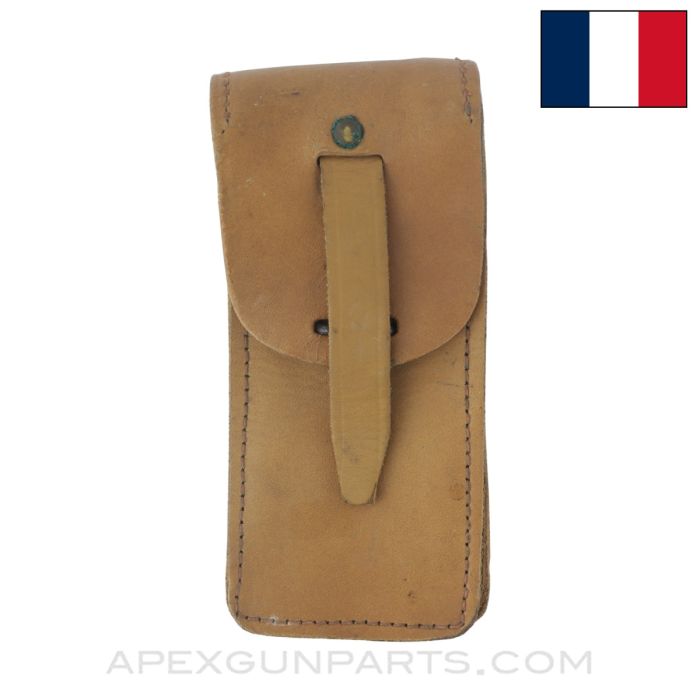 French MAS 49/56 Cleaning Kit Pouch, Leather, *Good*