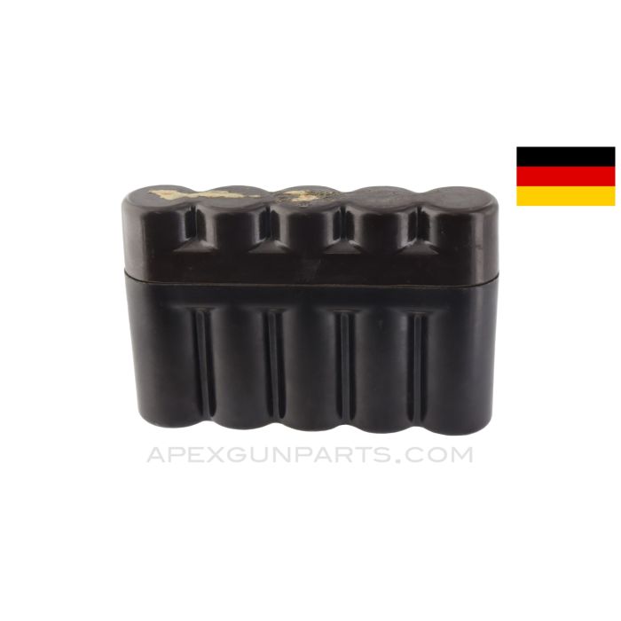 German WWII Flare Cartridge Container, 5 Count, Bakelite *Very Good*