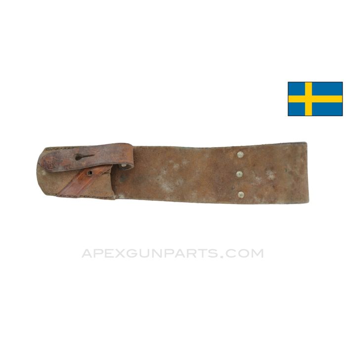 Swedish M96 Mauser Bayonet Frog, Leather *Good*
