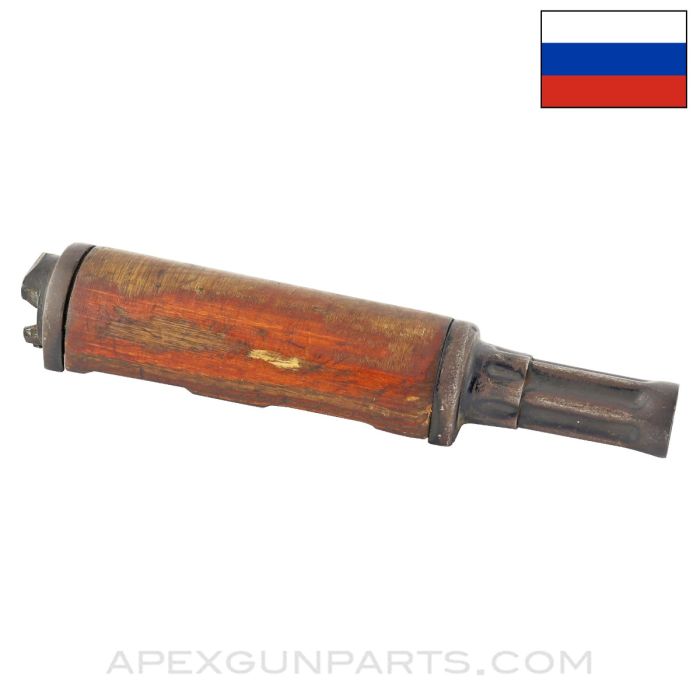 Russian AKM Single Tab Gas Tube with Upper Handguard, Wood *Good*