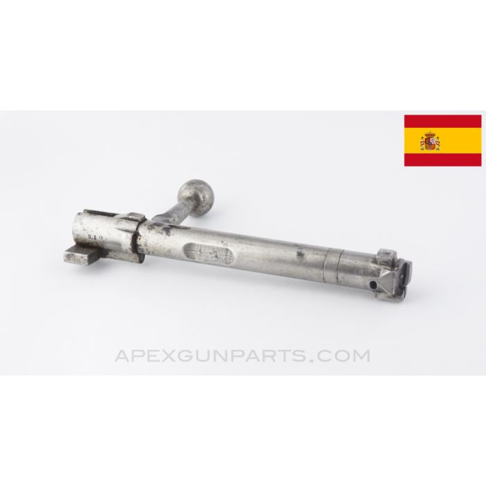 Spanish M1893 Mauser Bolt Assembly, Complete, 7x57mm *Good*
