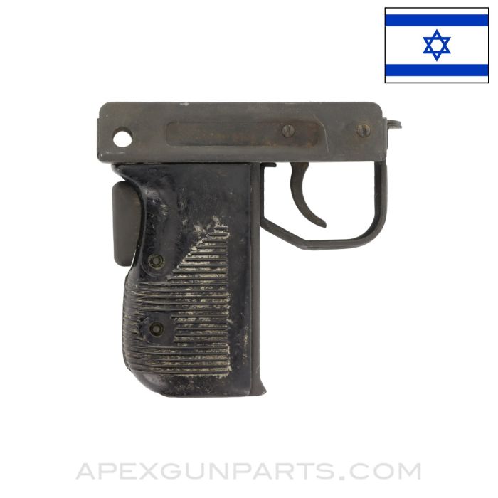 UZI F/A Fire Control Grip Assembly, German Issue Markings (D.E.S.), Complete *Good* 