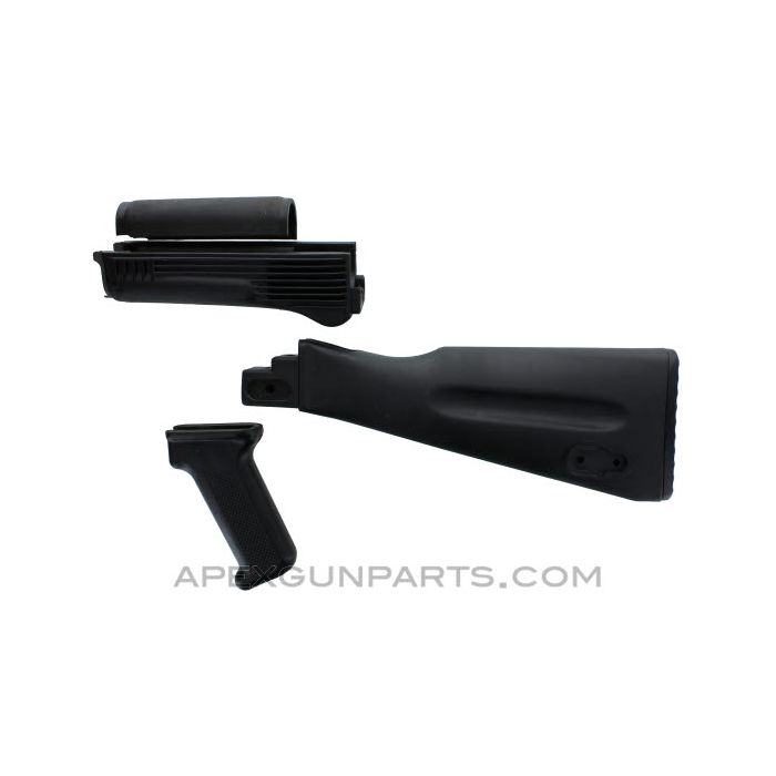 Bulgarian AK-74 Stock Set, Polymer, Black *Very Good* 