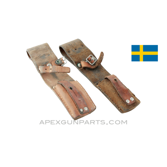 Swedish Mauser Bayonet Frog, Leather *Good* 