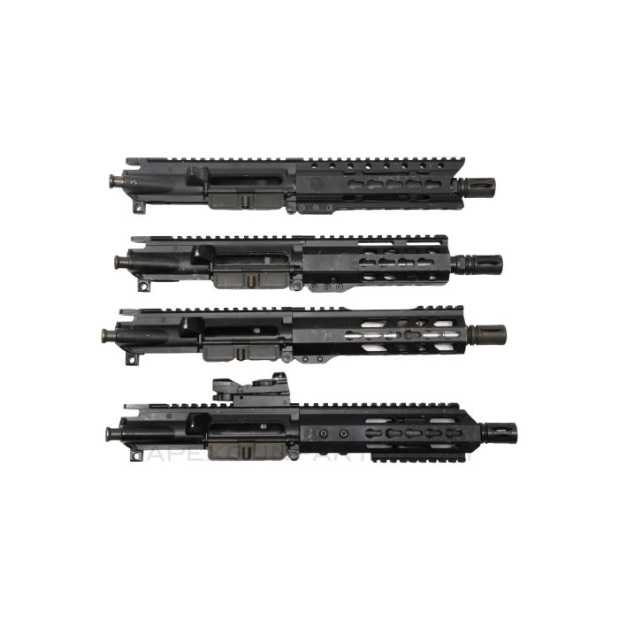AR15 Upper Receiver, Mixed Manufacture, KeyMod Handguard, Short Barrels, .223 *USED*