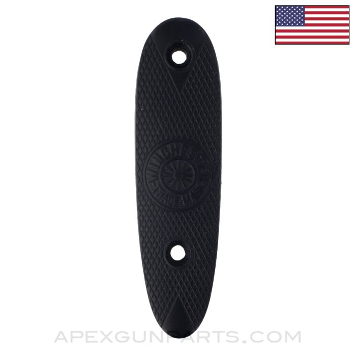 Winchester 1902/1904/1906 Rifle Buttplate, Black Polymer, *New Manufactured*