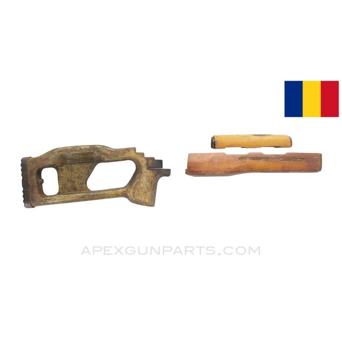 Romanian PSL/FPK Furniture Set, Wood, Finish Wear, Project Stock Set, *Fair*