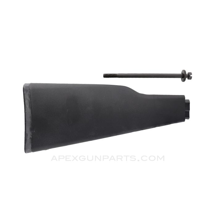 M70 AK Stock, Yugoslavian PAP M-70 Buttstock w/ Bolt And Buttpad, US Made 922(r) Compliance Parts *NOS*
