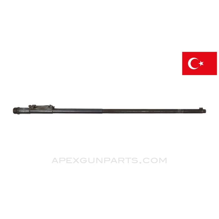 Turkish 1893 Mauser Barrel Assembly, 29", Complete, 7.92x57mm *Good* 