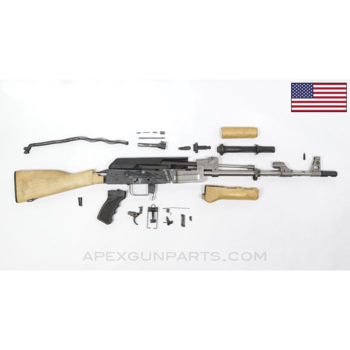 US Made C39V2 / AK47 Project Parts Kit w/ Populated Barrel, 16