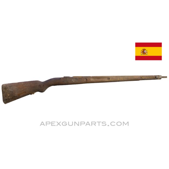 Spanish M43 Mauser Rifle Stock, Wood *Fair* 