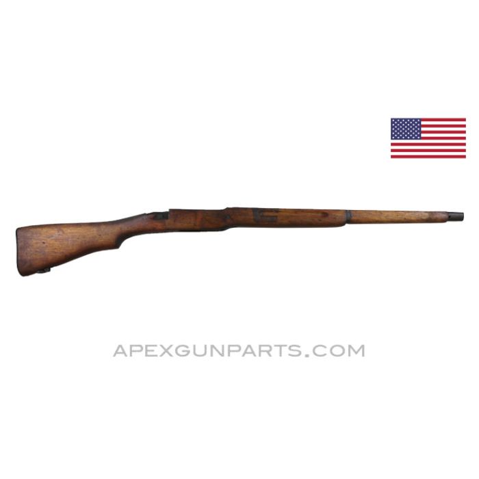 M1917 Enfield Rifle Stock Assembly, w/ Buttplate, Repaired Wood *Good* 