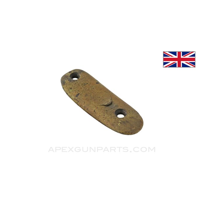 Lee-Enfield Rifle #1 Buttplate, Brass *Fair* 