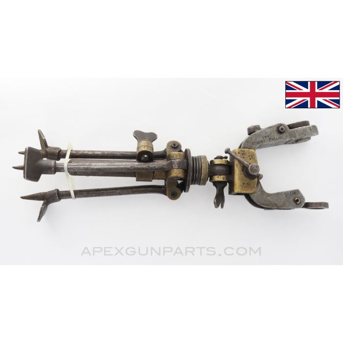 Hotchkiss "Portative" LMG Crows Foot Tripod, Missing Mount Ear *As-Is* 