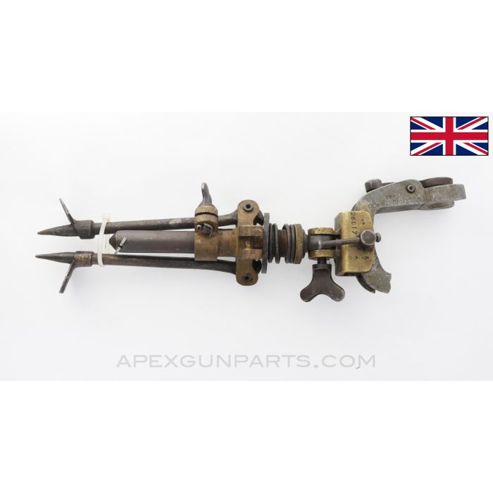British Hotchkiss M1909 "Portative" LMG Crows Foot Tripod, Missing Mount Ear & Leg *As-Is*