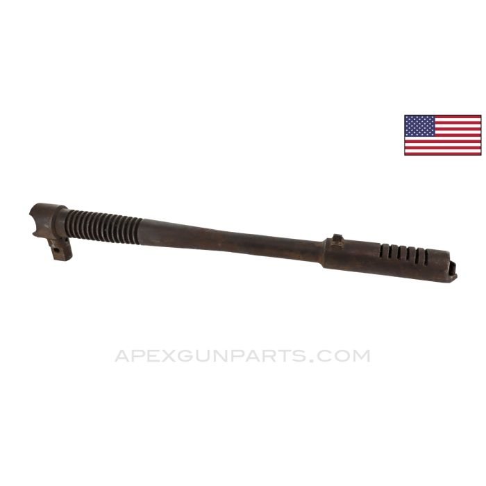 Reising M50 Blaster Barrel, w/ Receiver Section, Front Sight, & Compensator, 11", Finned .45ACP *Poor* 