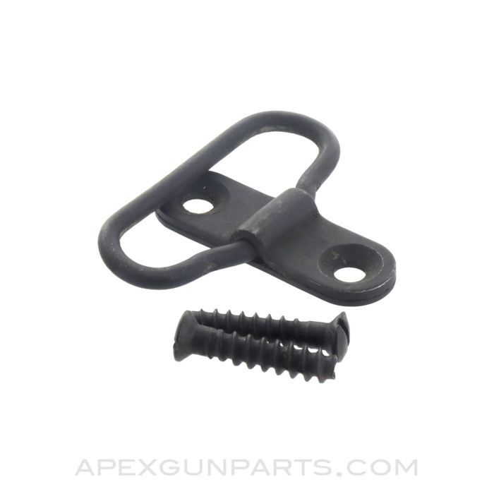 AK-47/AKM Rear Sling Swivel, w/ Screws, *Very Good*