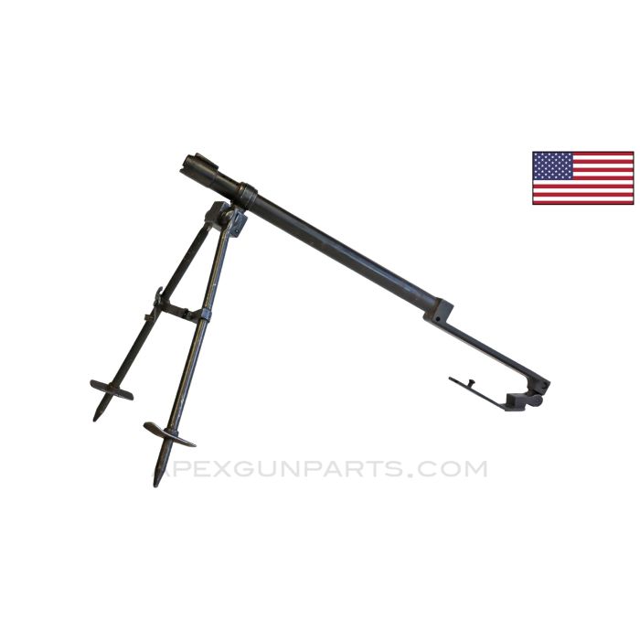 R75A BAR Gas Cylinder Converted from 1918 BAR Gas Cylinder, w/ Bipod & Magazine Cover *Good*
