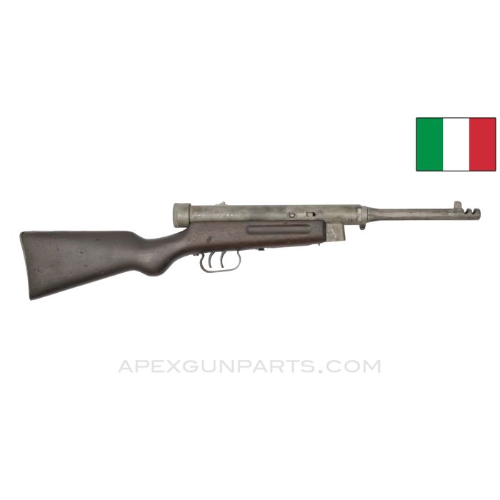 Beretta M38 SMG Display Gun, Non-Functional 9mm Submachine Gun, w/ Live Early Fluted Barrel, 6", 9x19 *Good*
