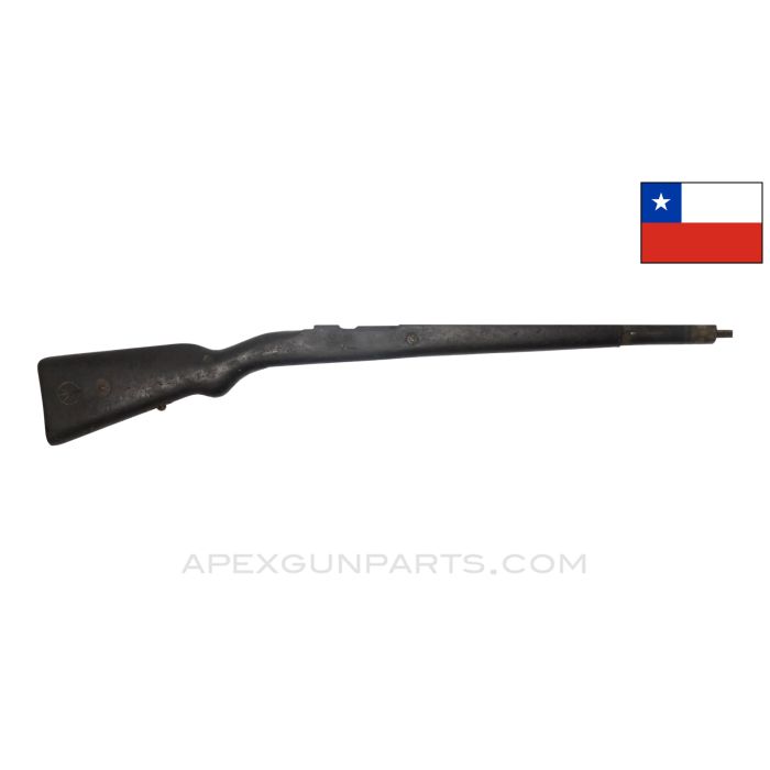 Chilean 1912 Mauser Short Rifle Stock, 37.5", Wood, *Fair*