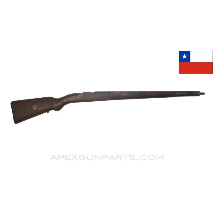 Chilean 1912-61 Mauser Carbine Stock, 39.25", Wood, *Fair*
