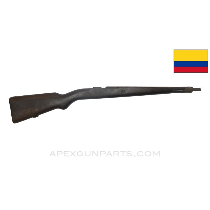 Colombian FN 1930 Mauser Carbine Stock, 31 inches Long, Made of Wood