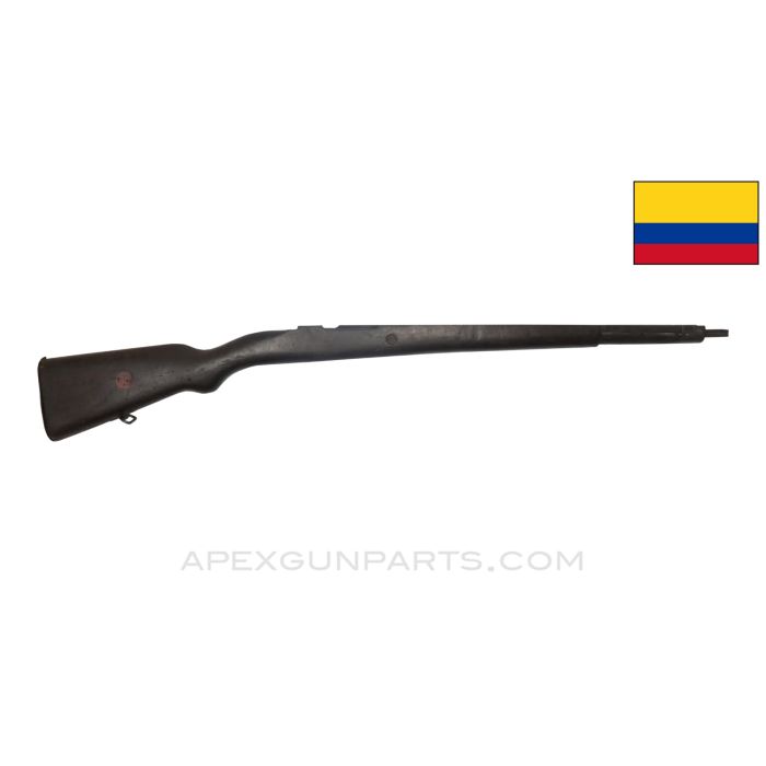 Colombian Steyr 1912 Mauser Stock, 37.5", Short Rifle Conversion, Wood, *Good*
