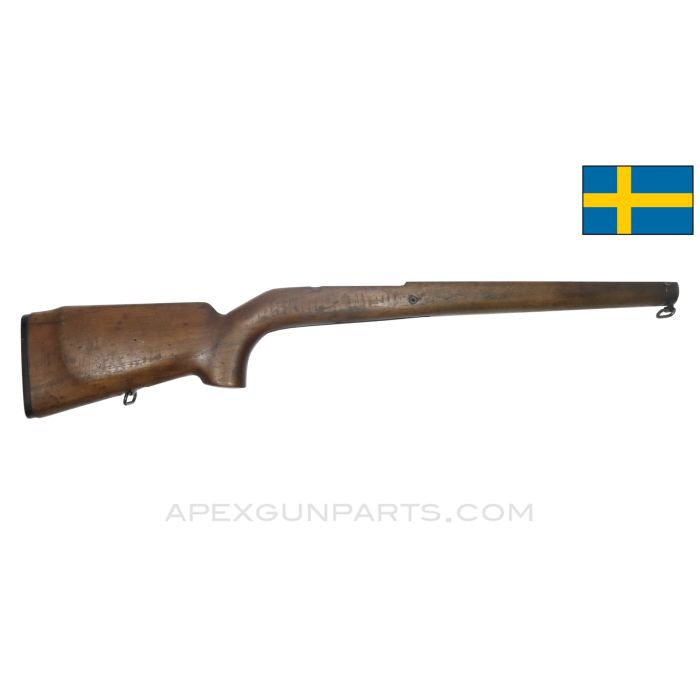 Swedish CG63 Mauser Target Rifle Stock, 33.5", Wood, *Good*