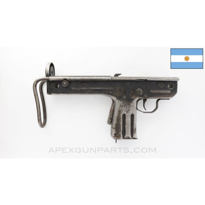 Argentine FMK-3 SMG Fire Control Group w/ Wire Stock *Good*