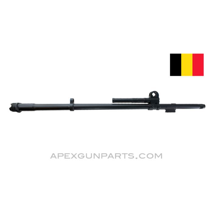 FN49 Barrel, 23", With Gas Block & Bayonet Lug, No Small Parts Fitted, Blued, Belgian, 8mm *NOS* 