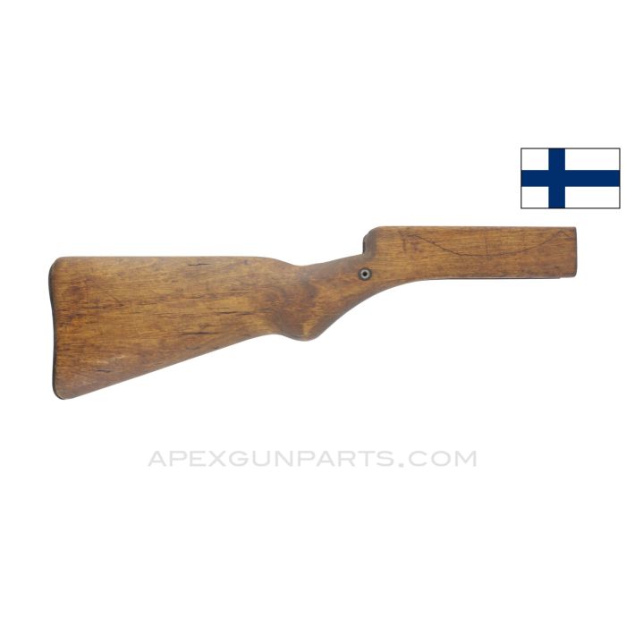 Suomi M31 Buttstock, Wood, w/ Sling Bar & Buttplate, *Good*
