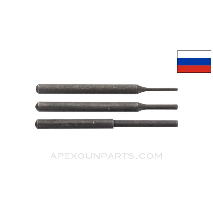 Russian M1910 Maxim Armorer Punch Set, 3 Pieces, *NOS*