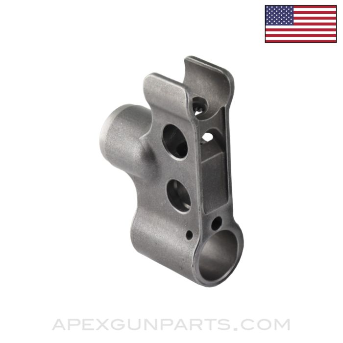 AK-47 / AKM Combination Front Sight & Gas Block, In The White, US Made, *NEW*