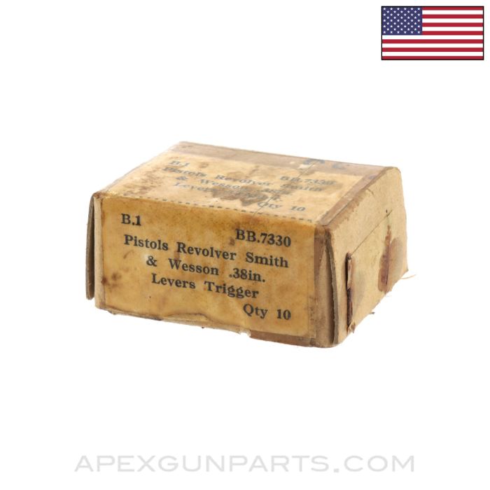 Smith & Wesson .38 Trigger Lever, Box of 10, *NOS*