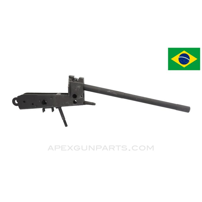 Brazilian FAL Lower Receiver, Stripped, w/ Return Spring Tube, Refinished *Very Good*