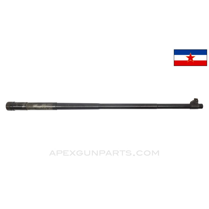 Yugoslavian M48 Mauser Barrel, 23.25", Stripped w/ Front Sight Block, 7.92x57 *Good*