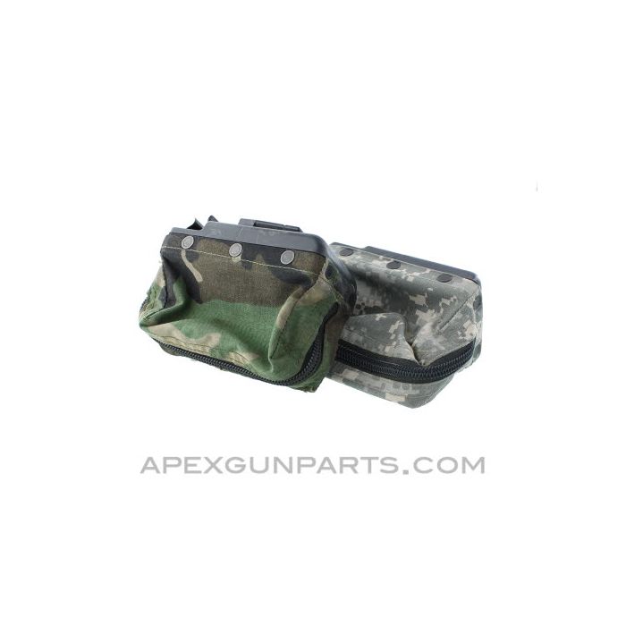 M249 SAW Soft Magazine for 100rd Belts, Choice of Camo Pattern, *Used*