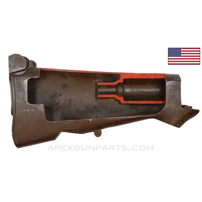1918A2 BAR Large Cutaway Training Aid Model Stock, Stripped, Aluminum *Very Good*