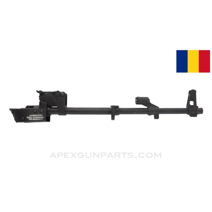 WASR-10 AK47 Populated Barrel Assembly, w/Trunnion, 16", Chrome Lined, CHF, Romamian, 7.62x39 *Very Good*  