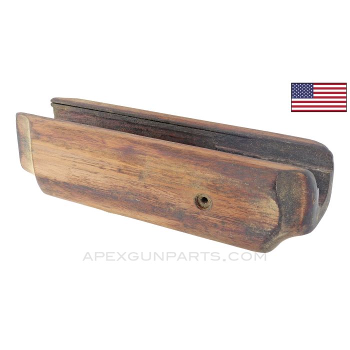Colt 1918A2 BAR Lower Handguard, Stripped, Partially Unfinished Wood *Good*
