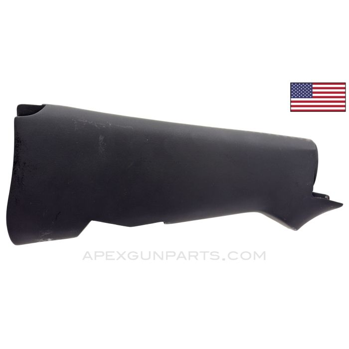 1918A2 BAR Buttstock, 1943-1945 Dated, Firestone Marked, Painted Black w/ Monopod Hole, Stripped *Fair*