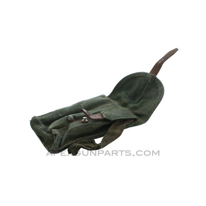 PM-63 RAK Magazine Pouch, Green Canvas, Polish *Very Good* 
