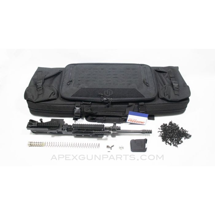 MCR® Dual-Feed Upper™ Assembly, w/ Barrel & Links, for AR-15/M16/M4 Lowers, 16.25", 100rd, FightLite, Aluminum, 5.56 NATO, *NEW*