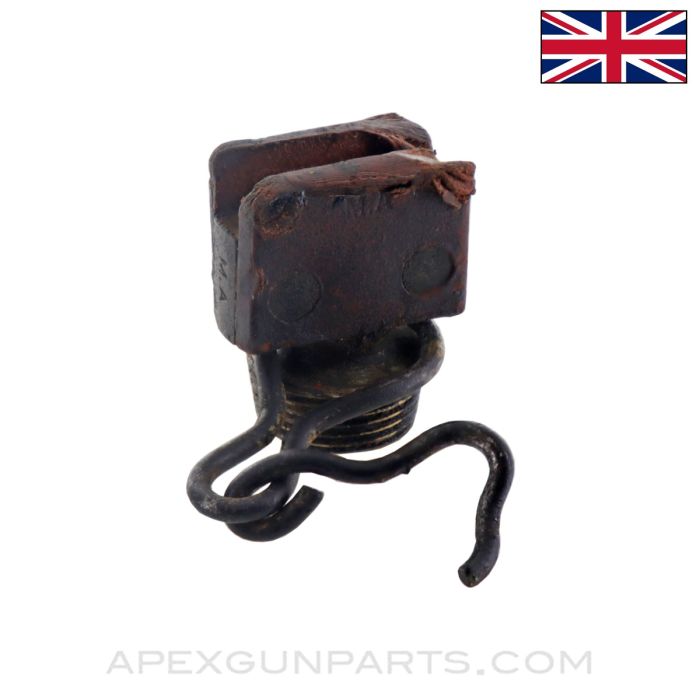 Vickers MG Water Jacket Plug, Insulated Brass *Good*