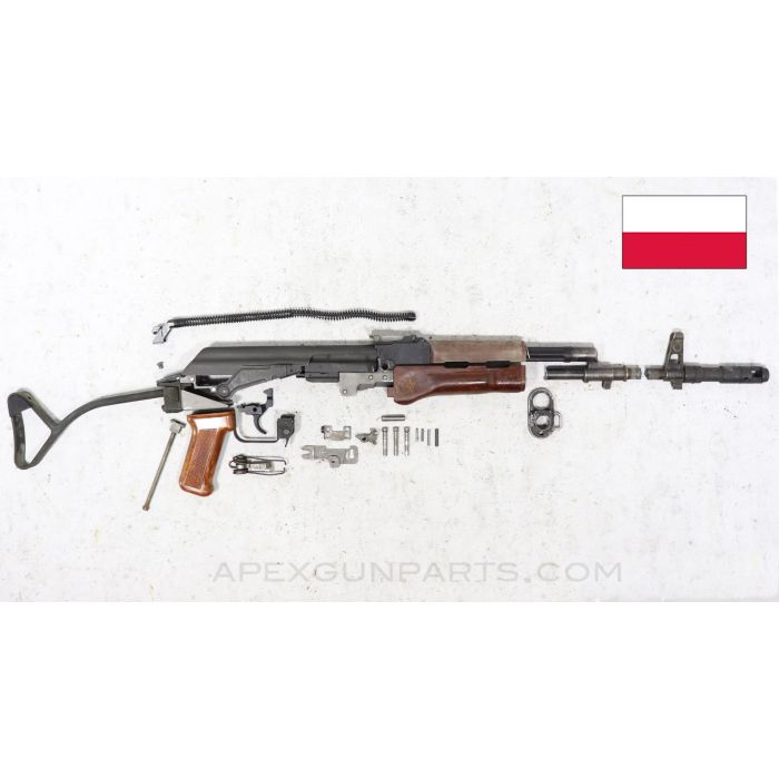 Polish Tantal WZ.88 AK-74 Side Folding Parts Kit, 5.45X39