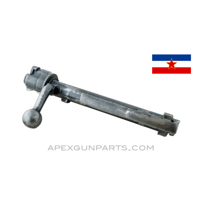 Yugoslavian K98k Mauser Bolt Assembly, Complete, 7.92x57 *Very Good* 