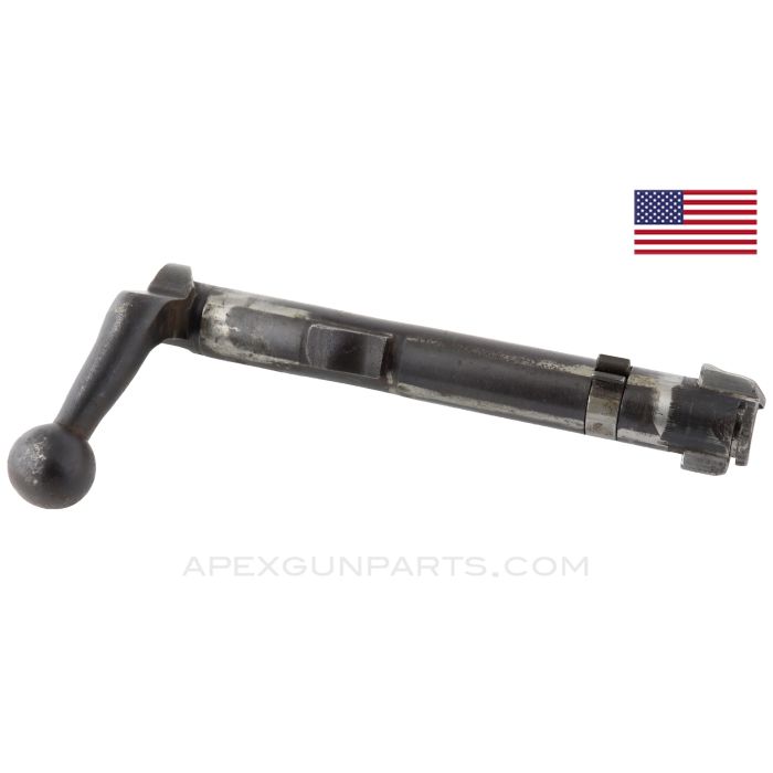 Springfield 1903 / 1903A3 Bolt Body with Extractor Collar, Stripped "R" Marked, Large Port, Parkerized *Good*